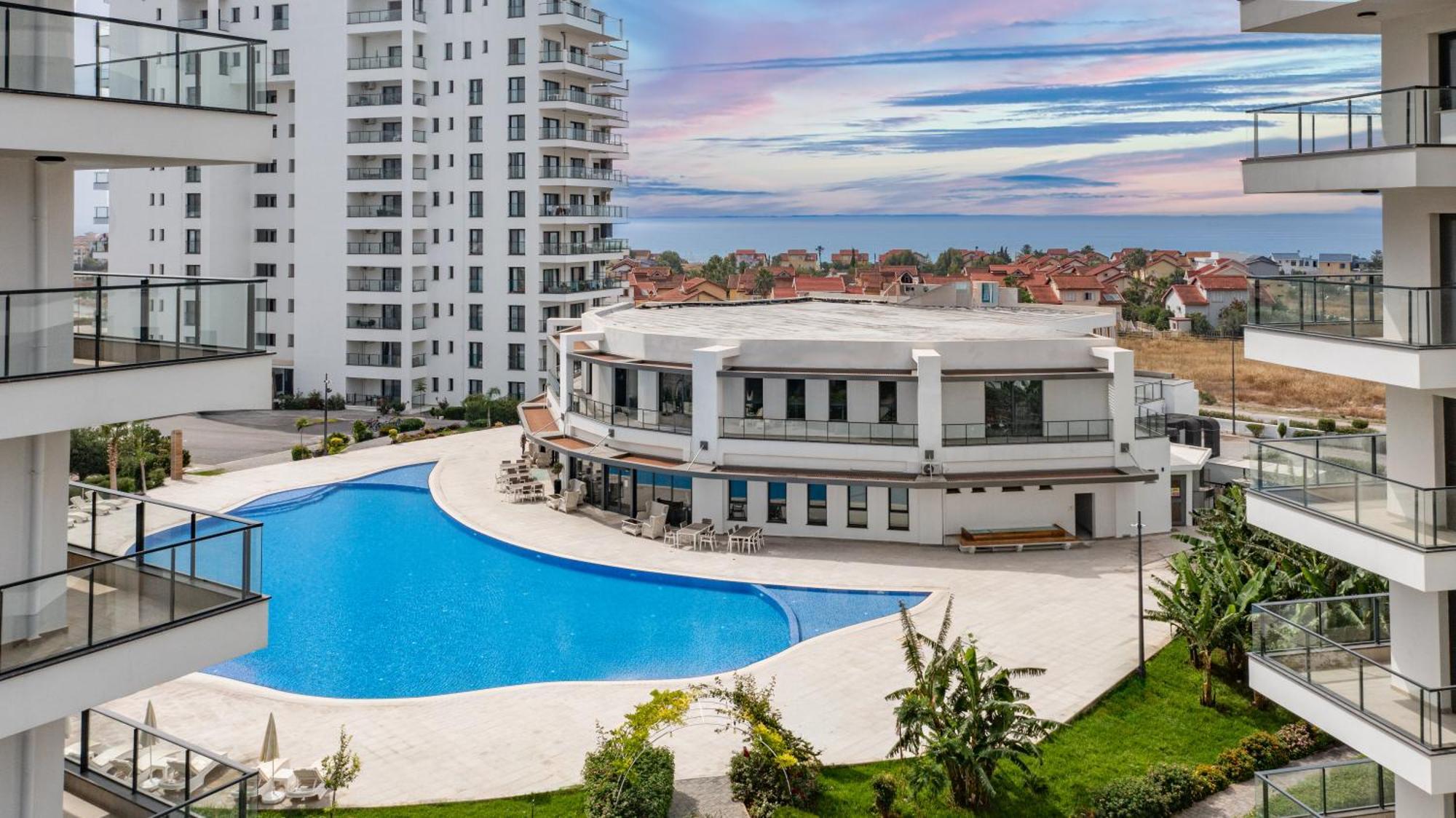 Terra Apartments In Caesar Blue Resort, Fixed Lunch Till 3Pm, Gym, Heated Pool, Sauna, Kids Club Rizokarpaso Luaran gambar