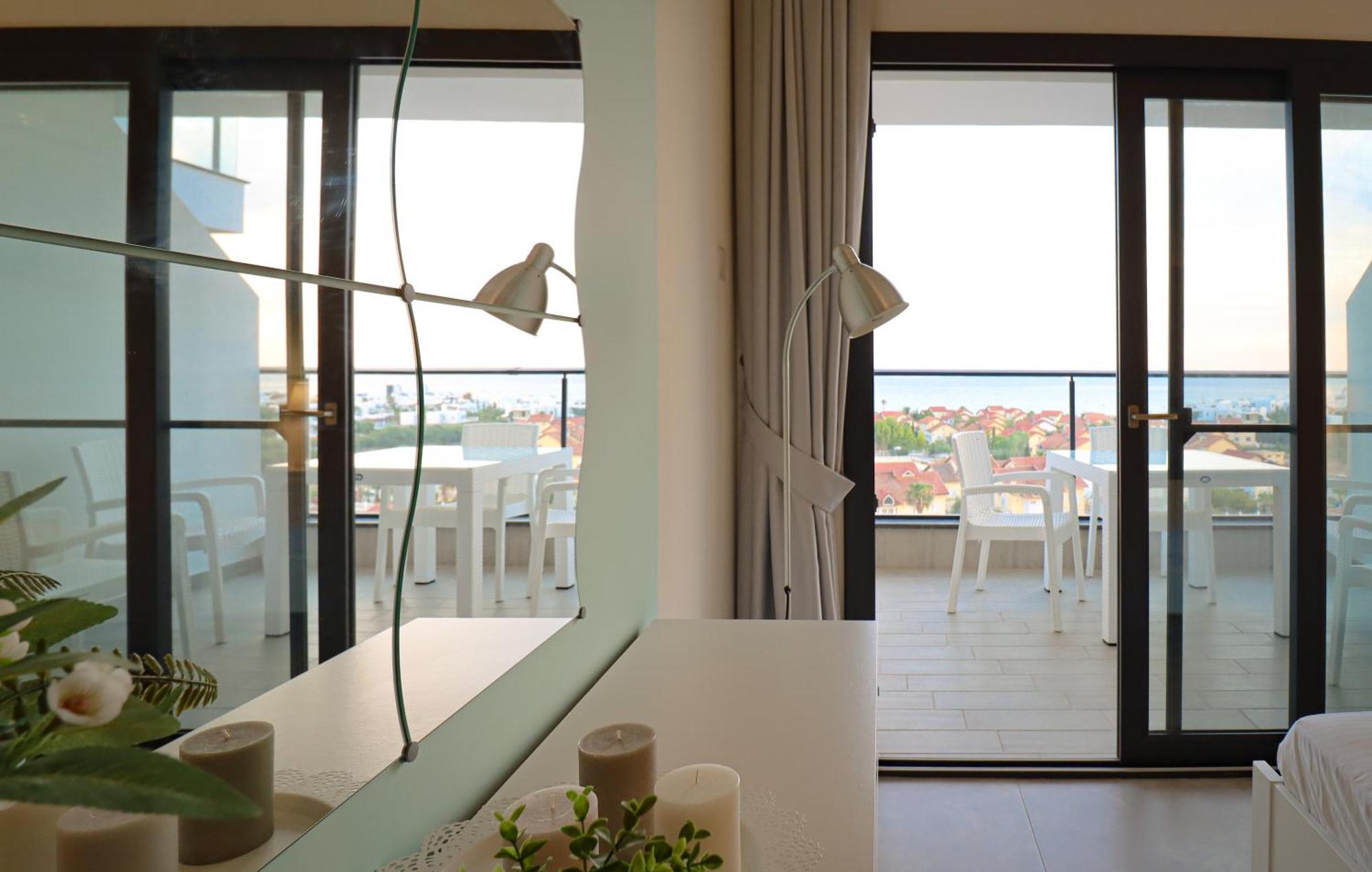 Terra Apartments In Caesar Blue Resort, Fixed Lunch Till 3Pm, Gym, Heated Pool, Sauna, Kids Club Rizokarpaso Luaran gambar